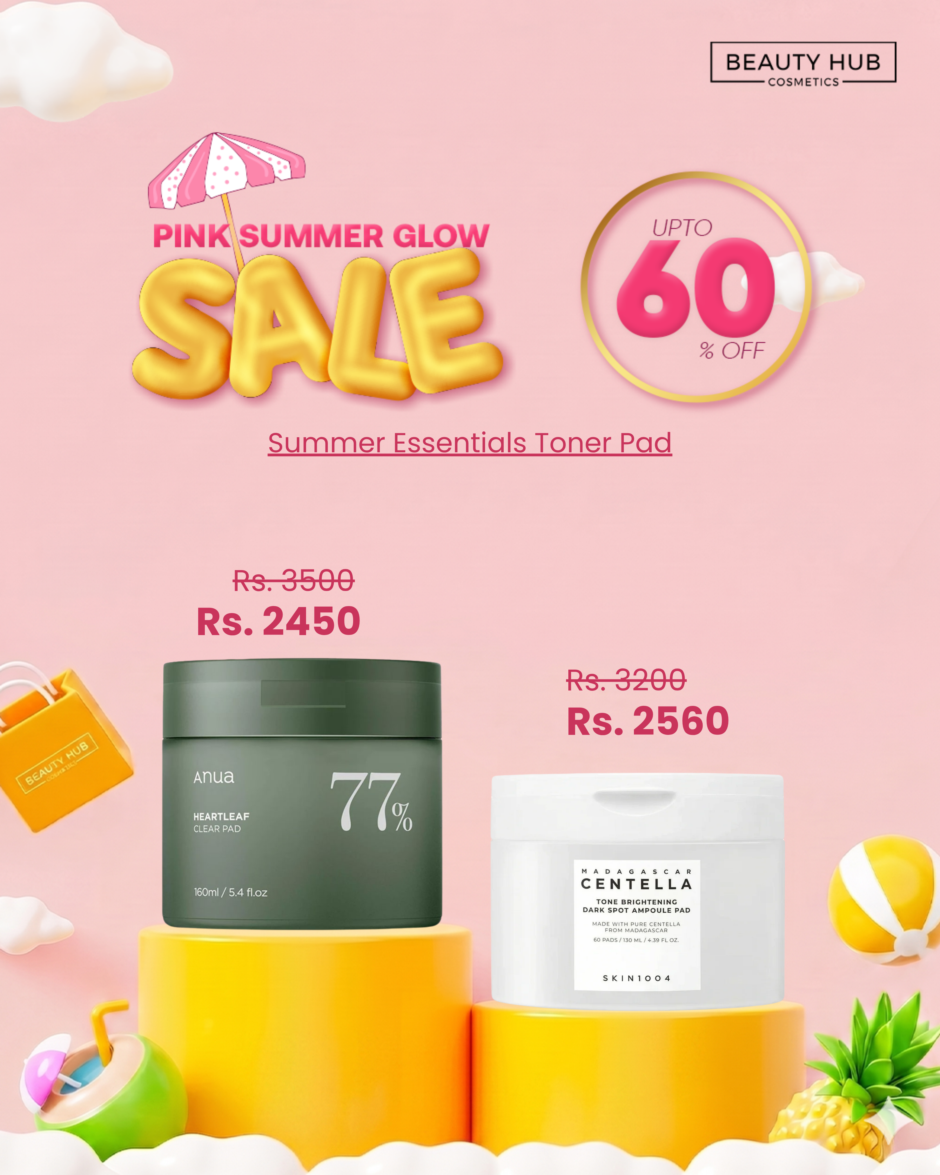 Pink glow summer sale